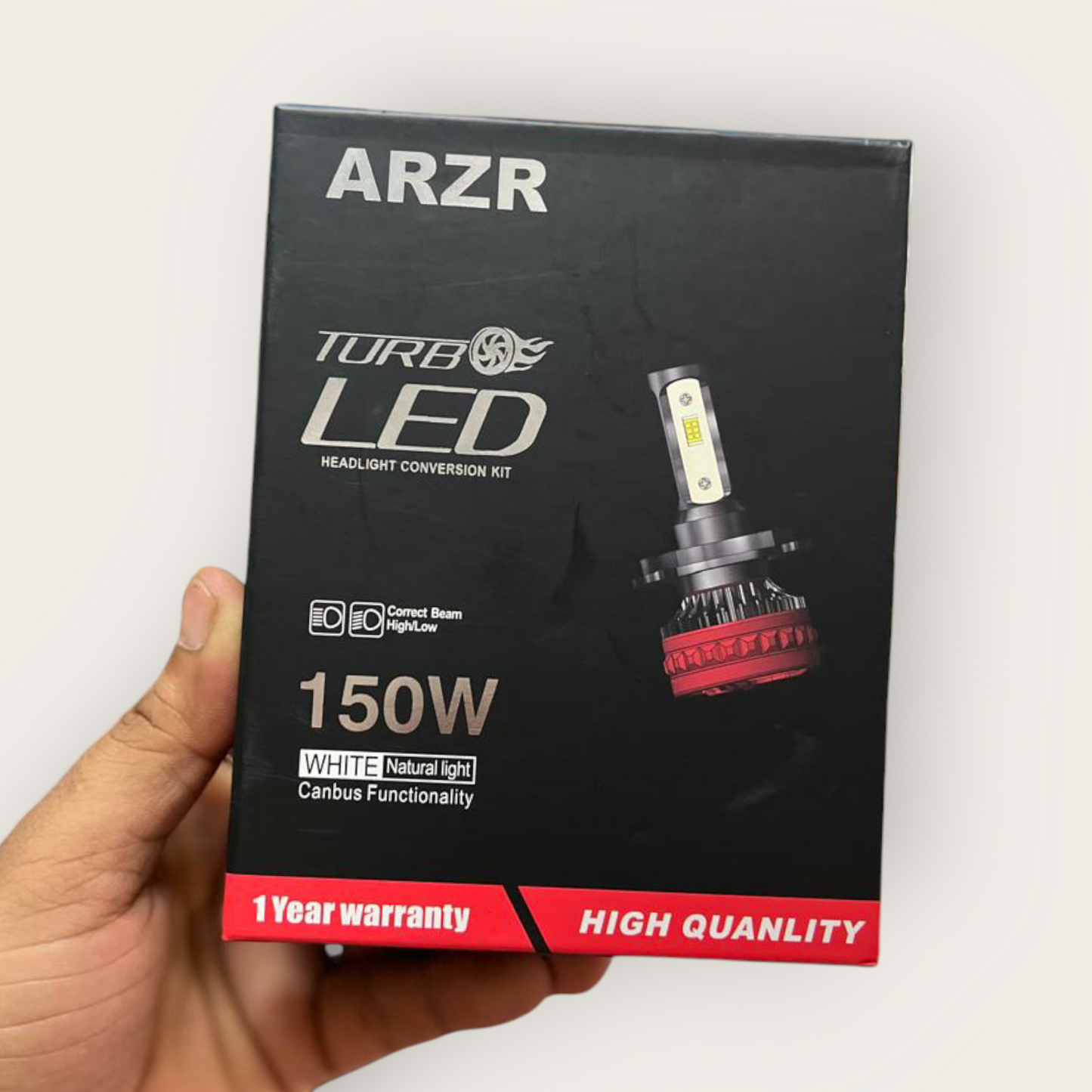 ARZR 150w led headlight H4 universal for Yamaha, Honda, Bajaj, TVS, Hero (12 V) (Pulsar 180, Pulsar 150, Pulsar 150 DTS-i, Activa 3G, Activa 125,