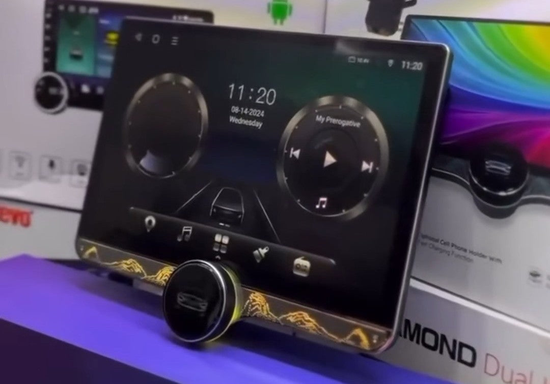 Gemstone 4+64GB 11.5 Inches Single Knob Octa Core Android Car System