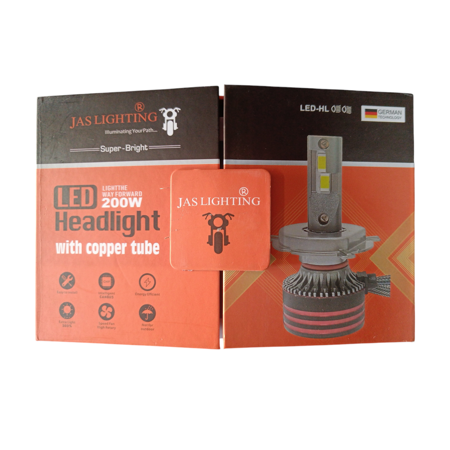 JAS 200W LED HEADLIGHT ( 1 Pcs )