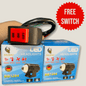 Universal U1 Projector Dual Color Mini driving Lens Fog Light with Free Switch (Set of 2)