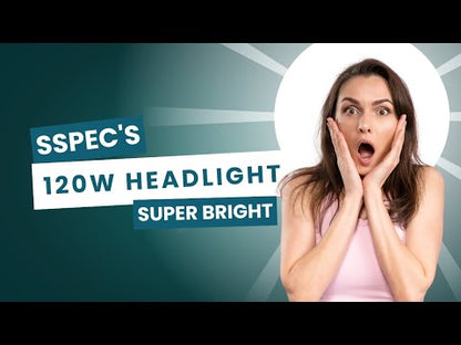 SSPEC'S 120W S3 LED HEADLIGHT ( Pack of 1 )