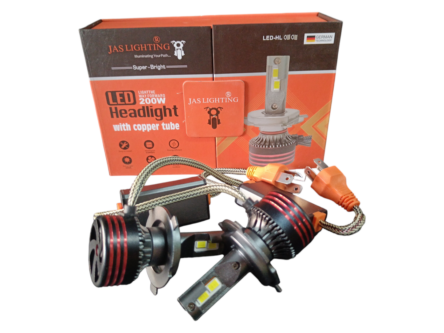 JAS 200W LED HEADLIGHT ( 1 Pcs )